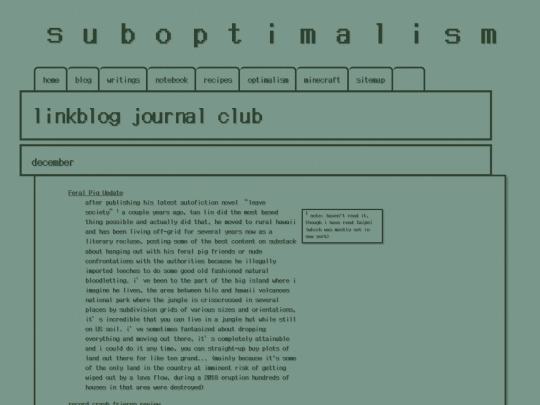 lit/linkblog screenshot