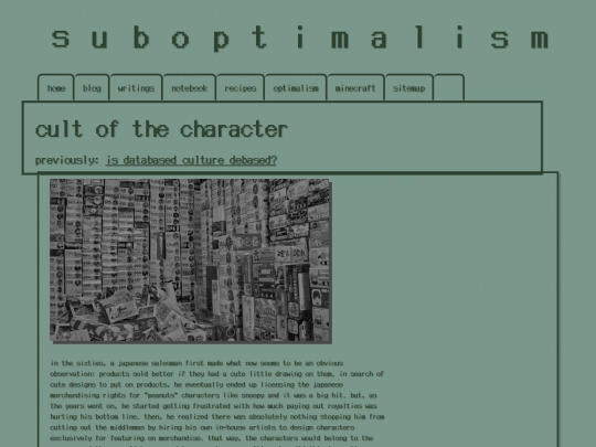 writings/character screenshot