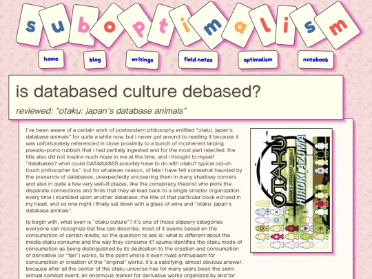 writings/database screenshot
