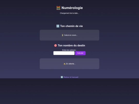 numerologie screenshot
