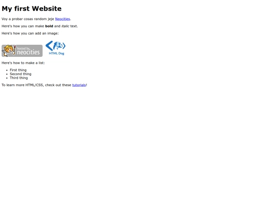 index screenshot