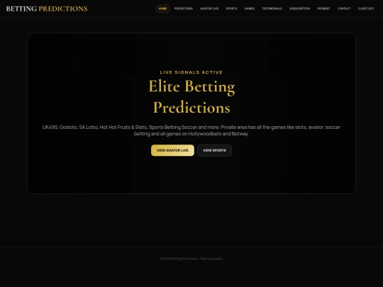 BettingPredictions screenshot