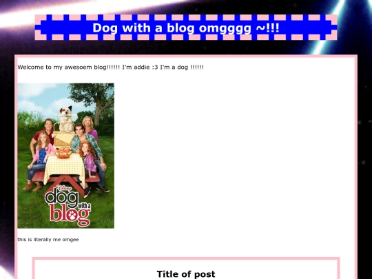 blog screenshot