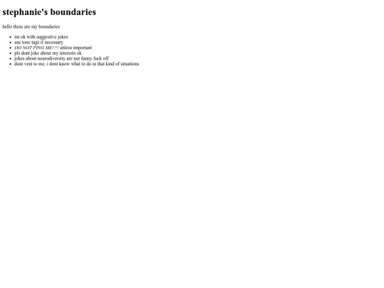 boundaries screenshot