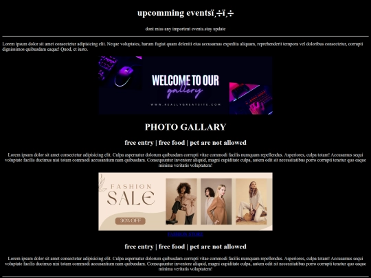project 1/event screenshot