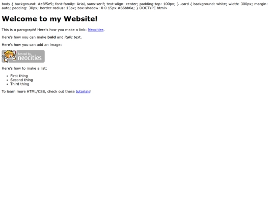 index screenshot