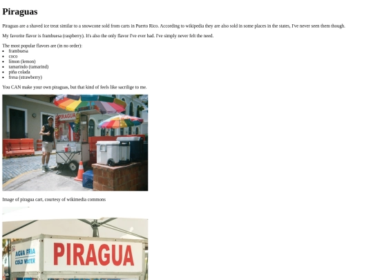 en/food/piragua screenshot
