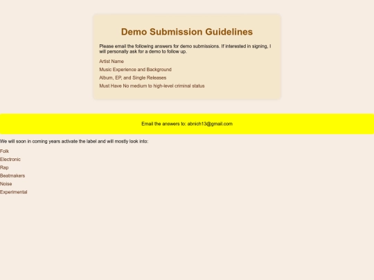 submissions screenshot