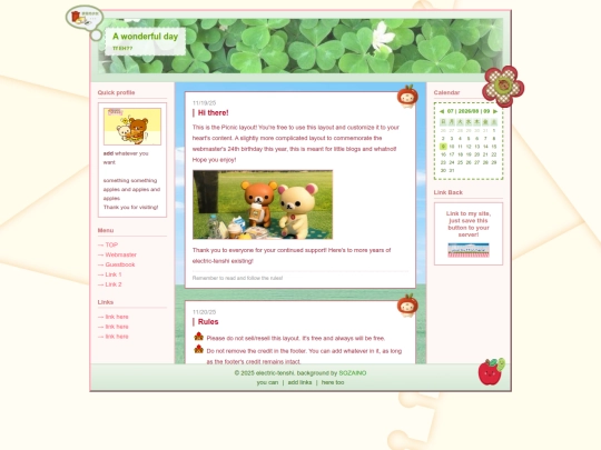 index screenshot