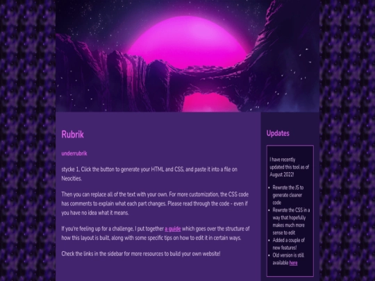 index screenshot