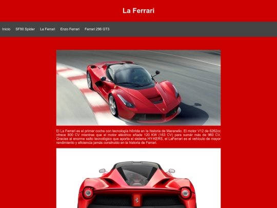 La Ferrari screenshot