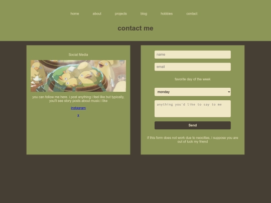 contact screenshot