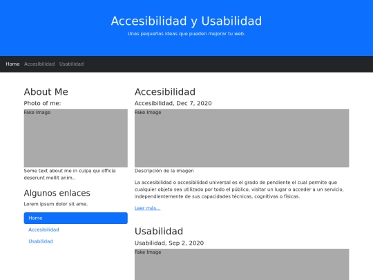 Accesibilidad y Usabilidad screenshot
