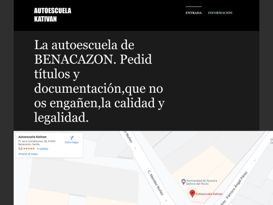 AutoescuelaKativan screenshot