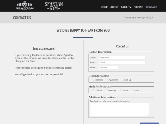 contact screenshot
