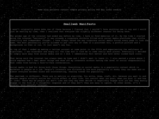 manifesto screenshot