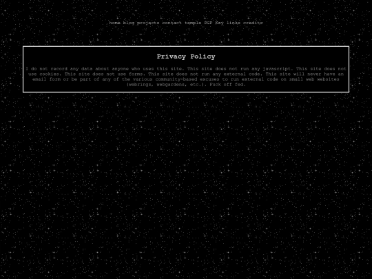 privacy screenshot