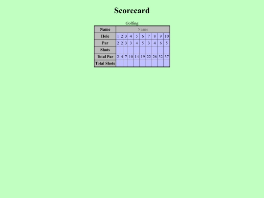 4.14 Scorecards Assignment/golf-scorecard screenshot