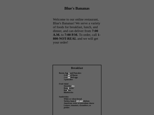 blues-bananas screenshot