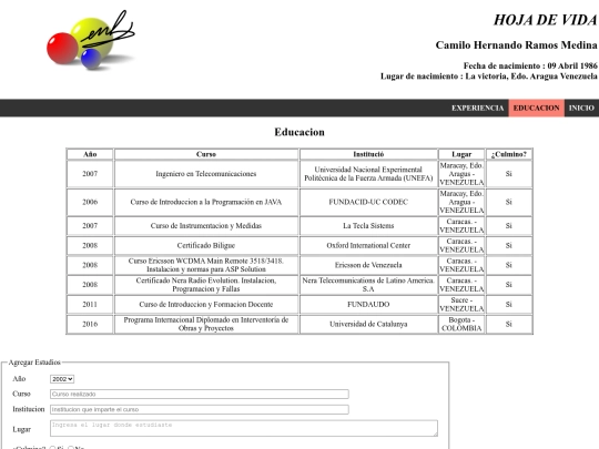 Fundamentos/educacion screenshot