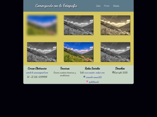 Responsive/paisajes screenshot