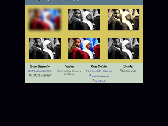 Responsive/retratos screenshot