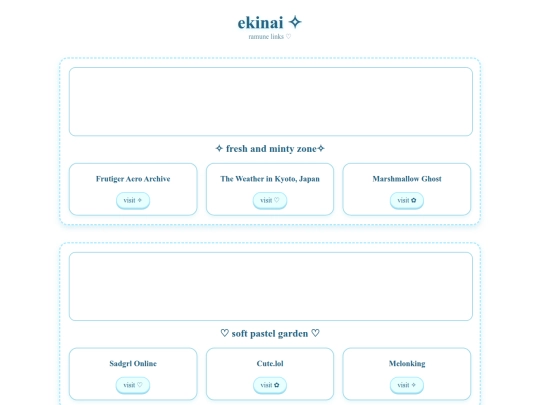 links screenshot