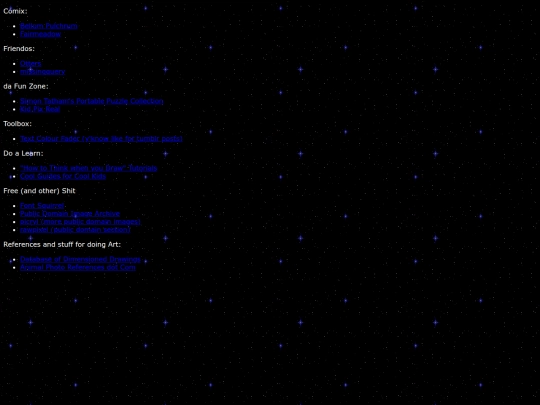 links screenshot