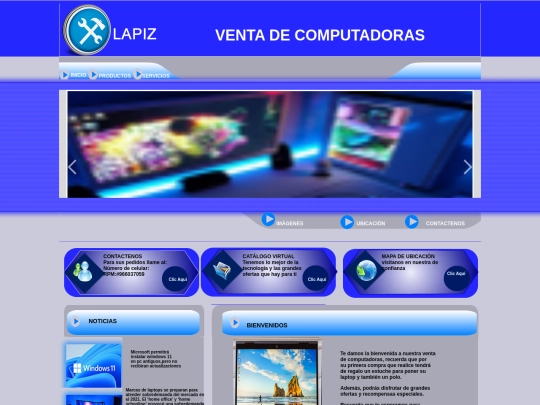 Web_site_Empresa_Lapiz screenshot