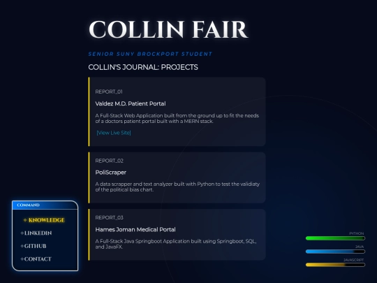 index screenshot