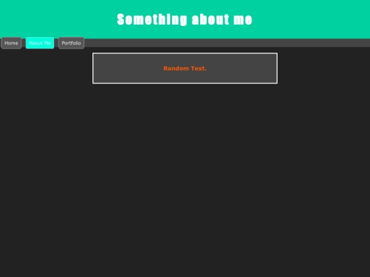 aboutme screenshot