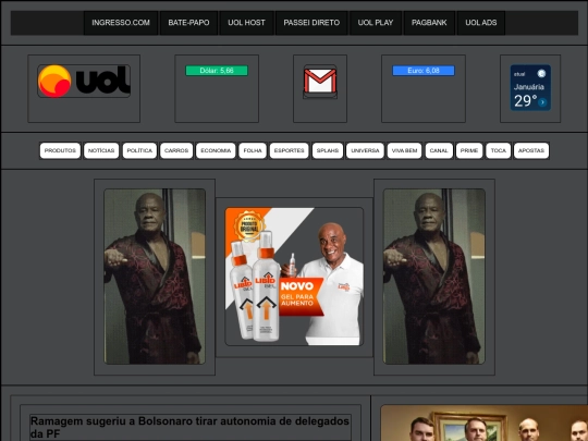 uol screenshot