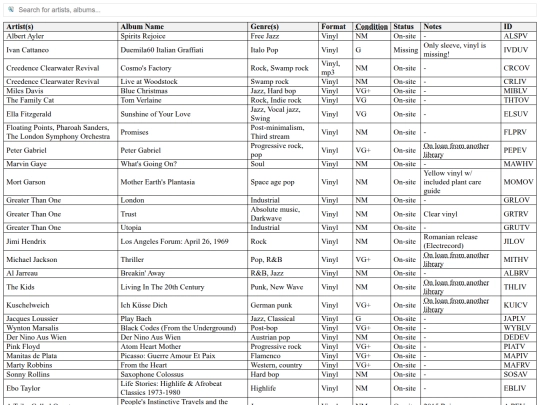 library/music screenshot
