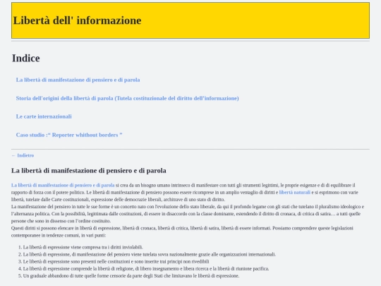pagine/liberta screenshot