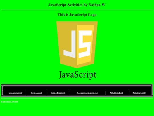 index screenshot