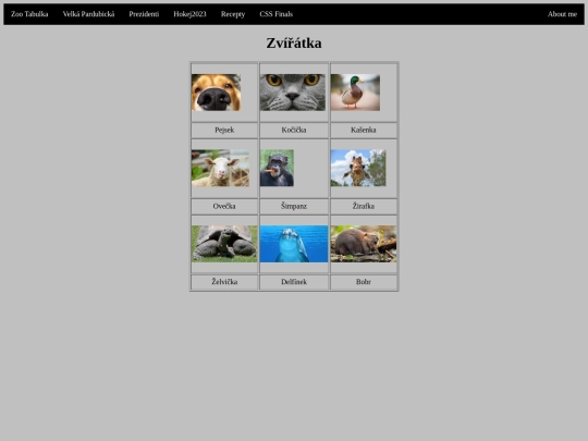 zviratkatabulka screenshot