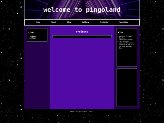 projects screenshot