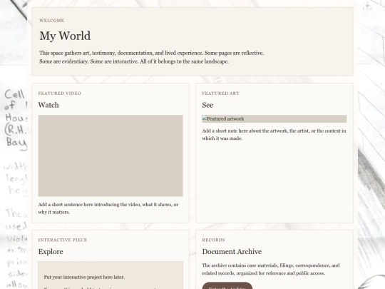 myworld screenshot