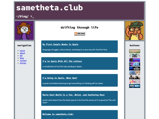 blog screenshot