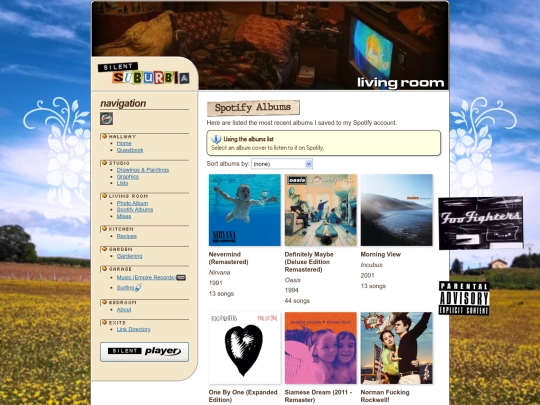 spotify-albums screenshot