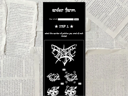 ORDER/orderform2 screenshot
