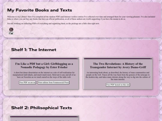 library screenshot