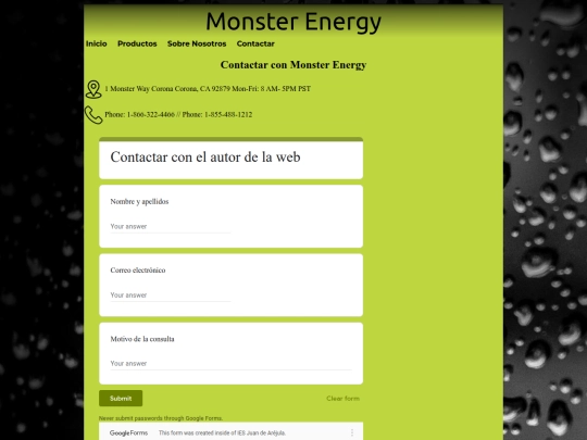 contactar screenshot