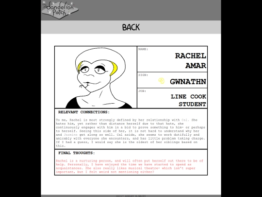 about/characters/rachela screenshot