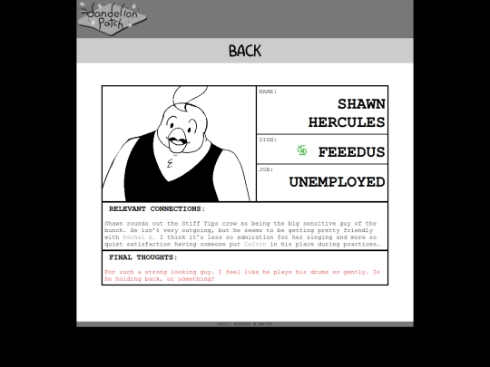 about/characters/shawn screenshot