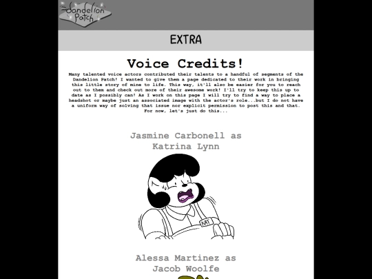 extra/credits screenshot