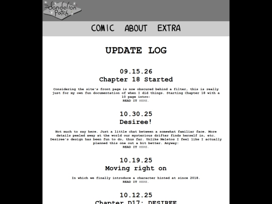 updates screenshot