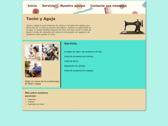 Servicio screenshot