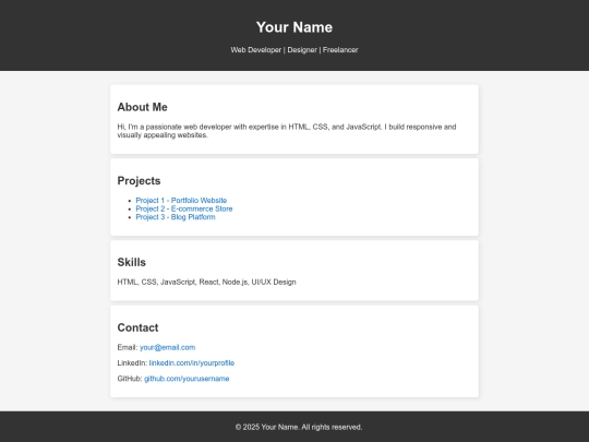 index screenshot