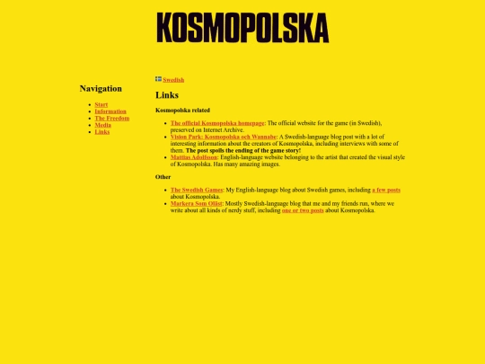 linksEnglish screenshot
